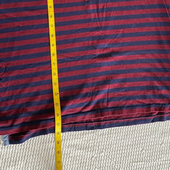 Polo by Ralph Lauren Men's Red and Blue Striped Shirt XL - Picture 6 of 9